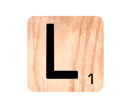 Lettre bois 