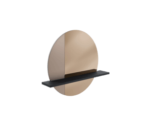 Addict Alliance mirror with shelf
