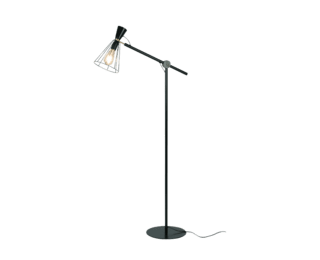 Christy black floor lamp 