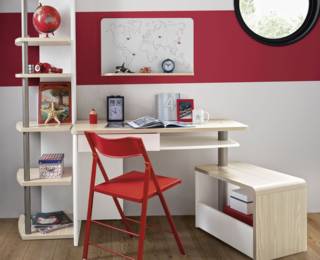 Bureau 1 tiroir Mistral