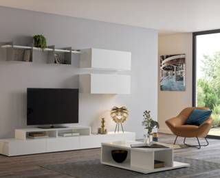 Adulis coffee table with glass top