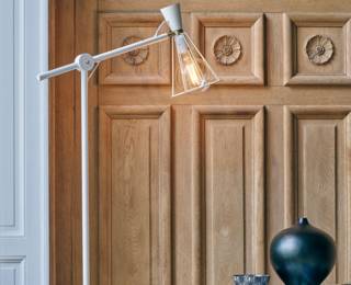 Christy black floor lamp 