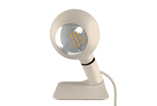 Cream Iridescent Magnetic lamp