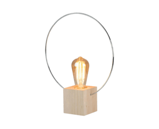 Aura large wooden lamp