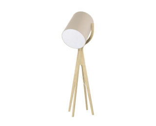 Shooting natural/linen floor lamp